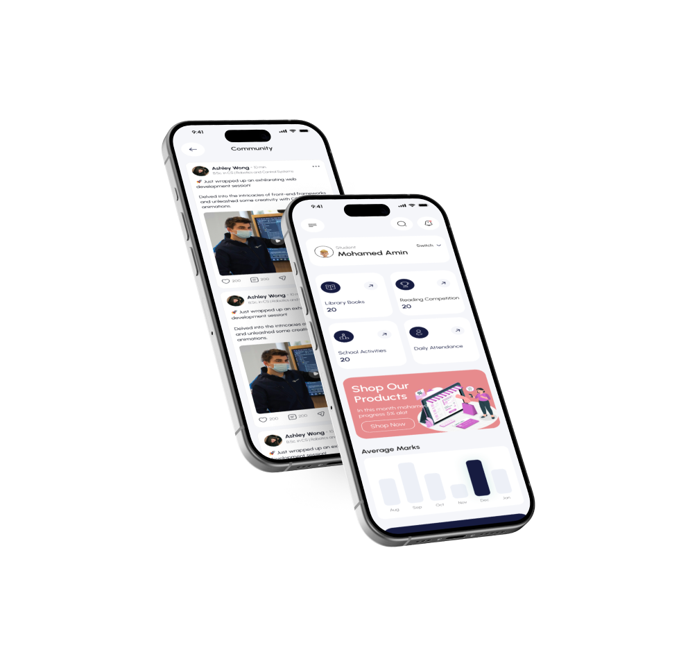 Mobile mockups